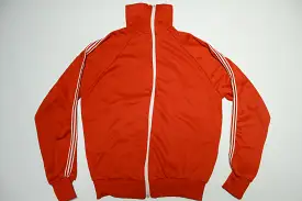 Striped Red Vintage 80's Track Jacket