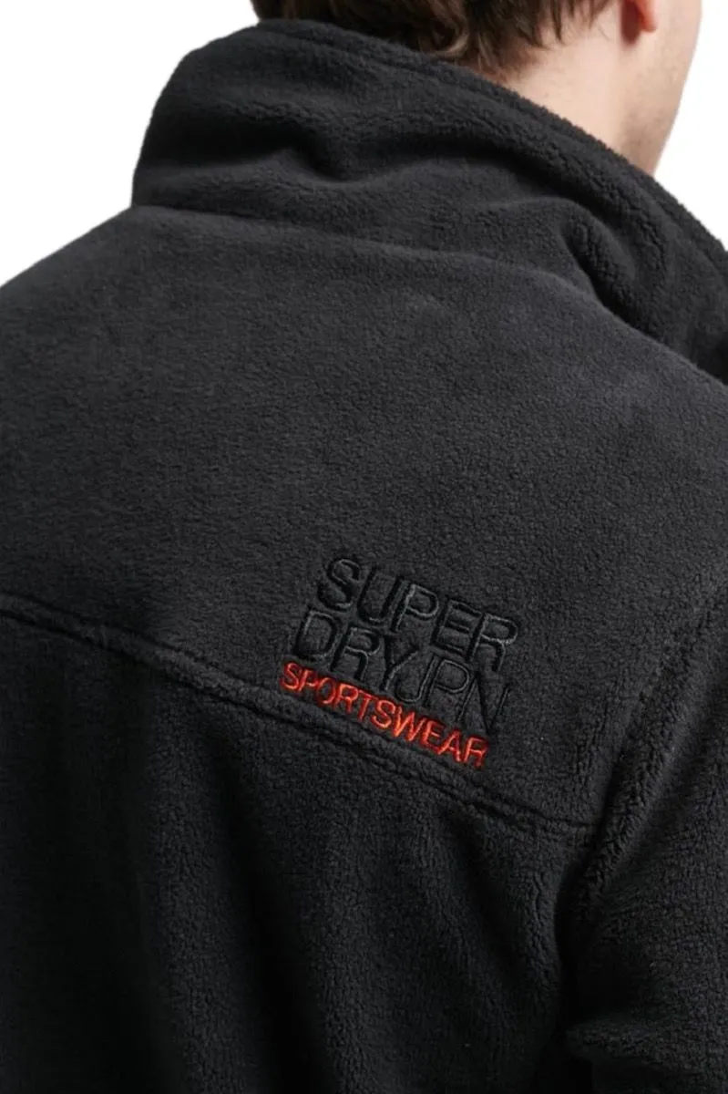 Superdry Code Trekker Fleece Jacket Black