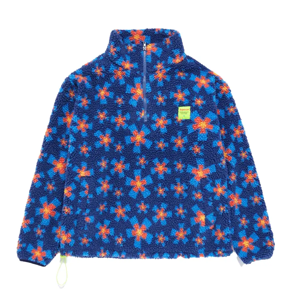 Supervsn 1/4 Zip Starburst Sherpa Sweater