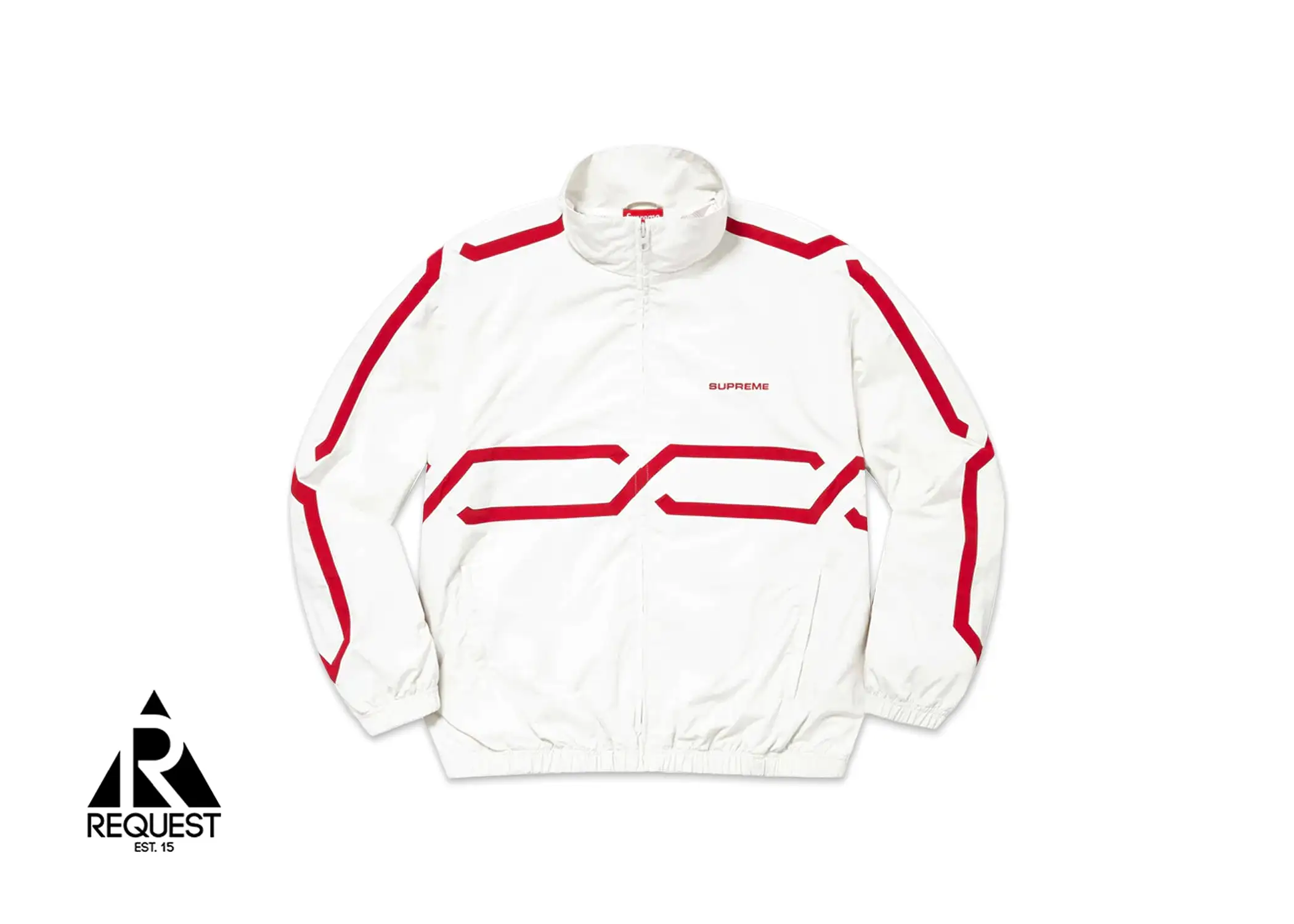 Supreme Inset Link Track Jacket “Light Grey”