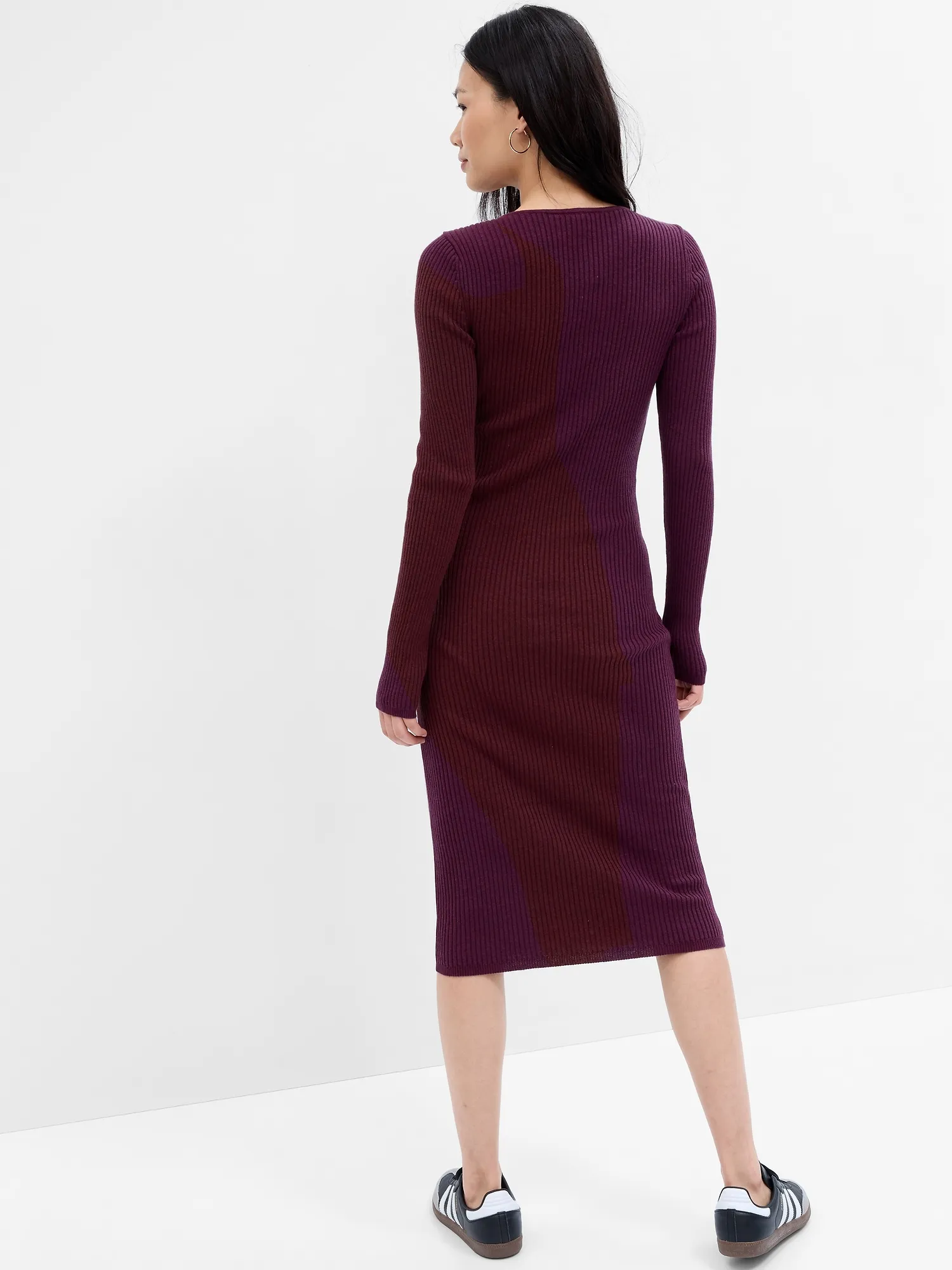 Sweetheart Sweater Midi Dress