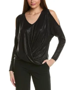 T Tahari Cold-Shoulder Top