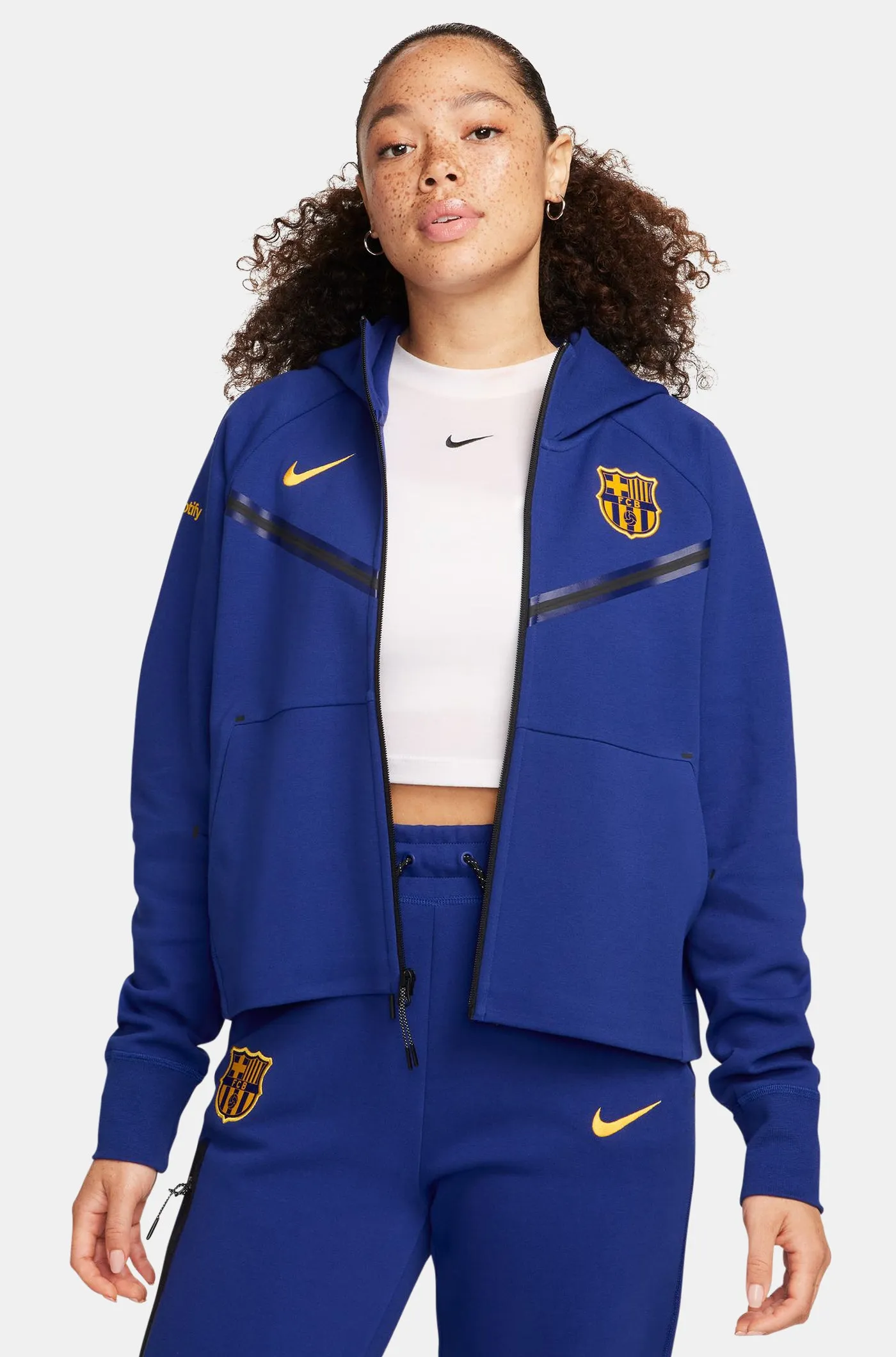 Tech jacket blue royal Bara Nike - Women's