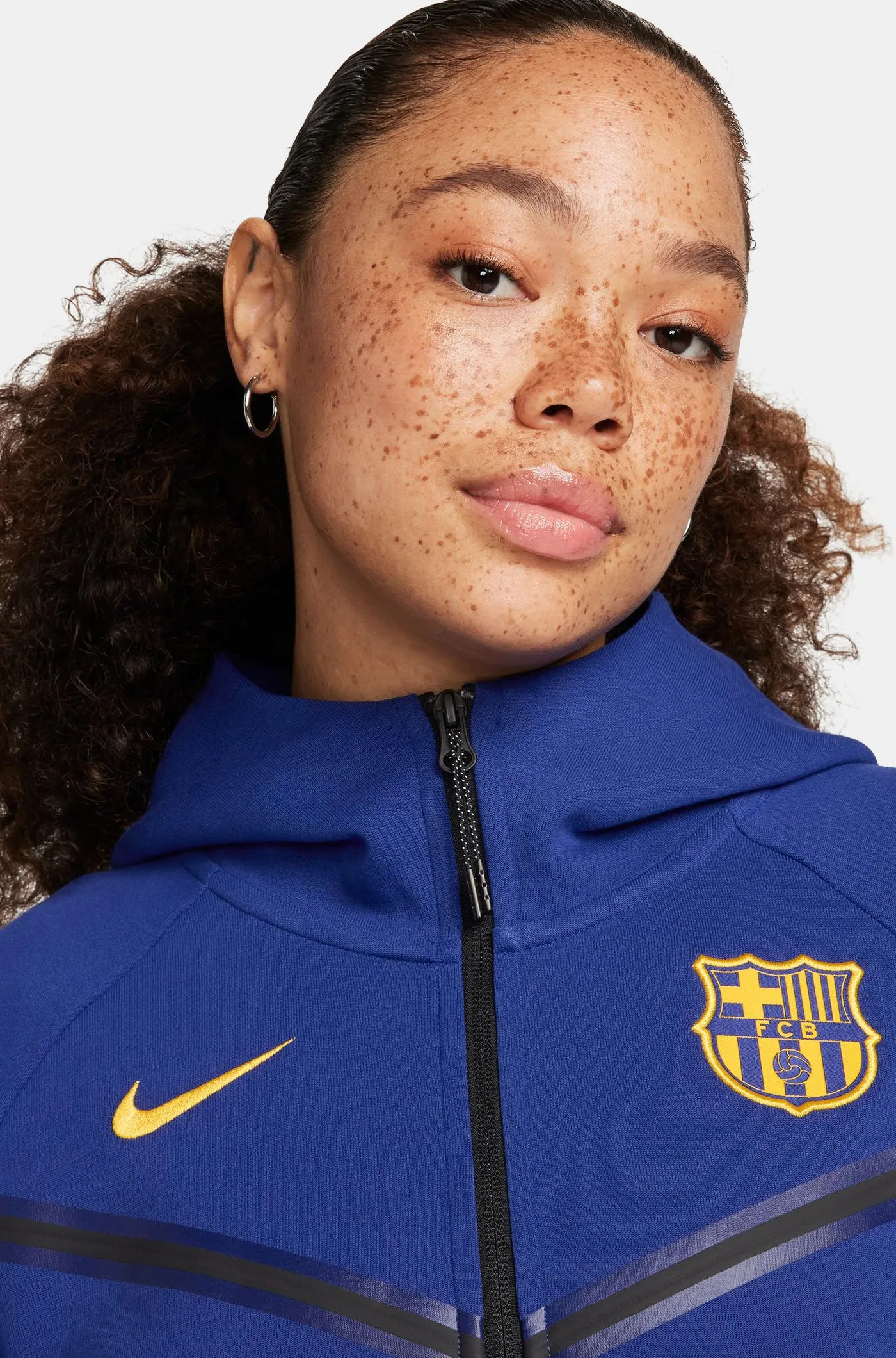 Tech jacket blue royal Bara Nike - Women's