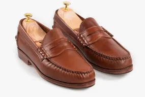 The Grand Penny Loafers - Chestnut Brown