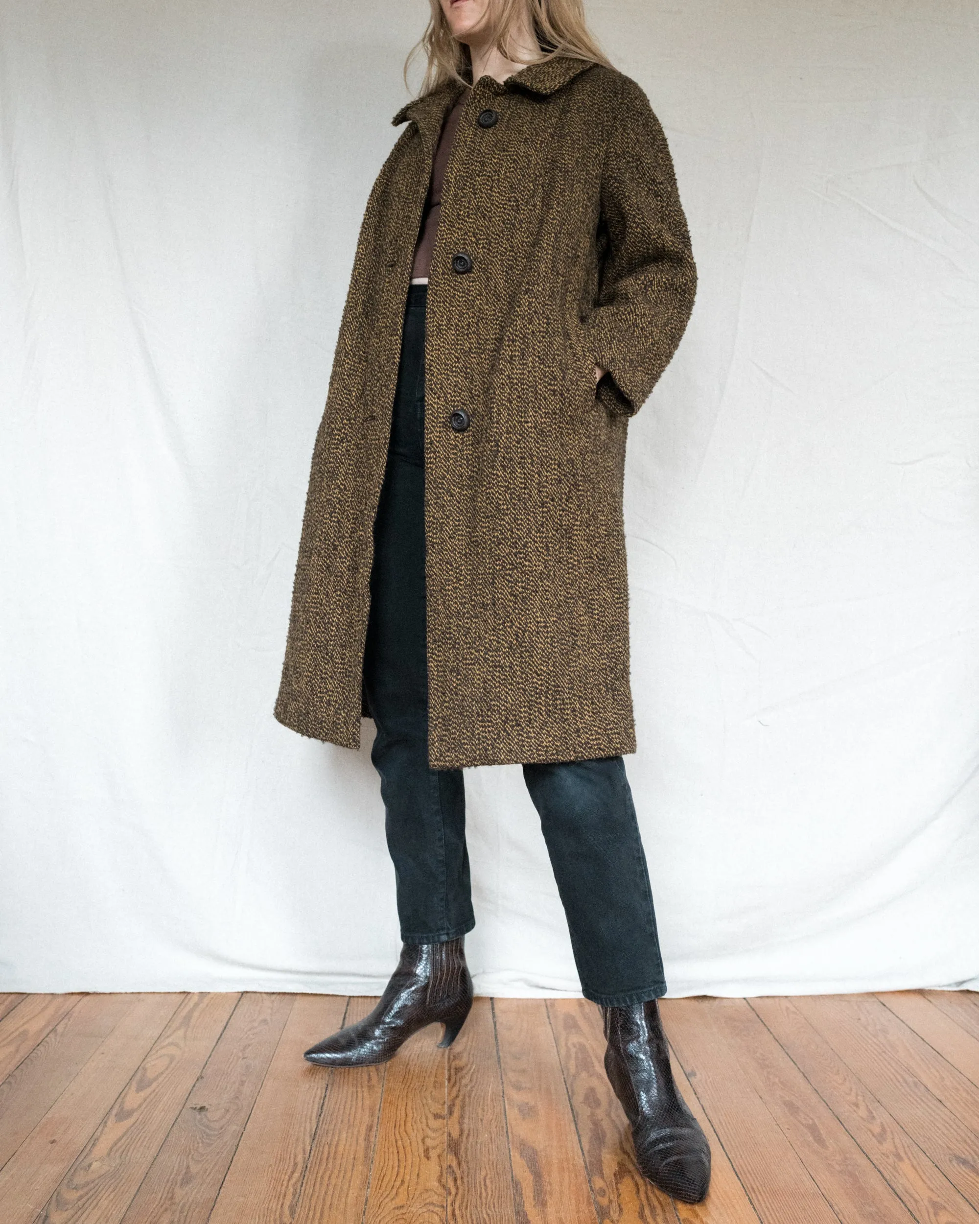 Vintage 60s Tweed Coat (S/M)