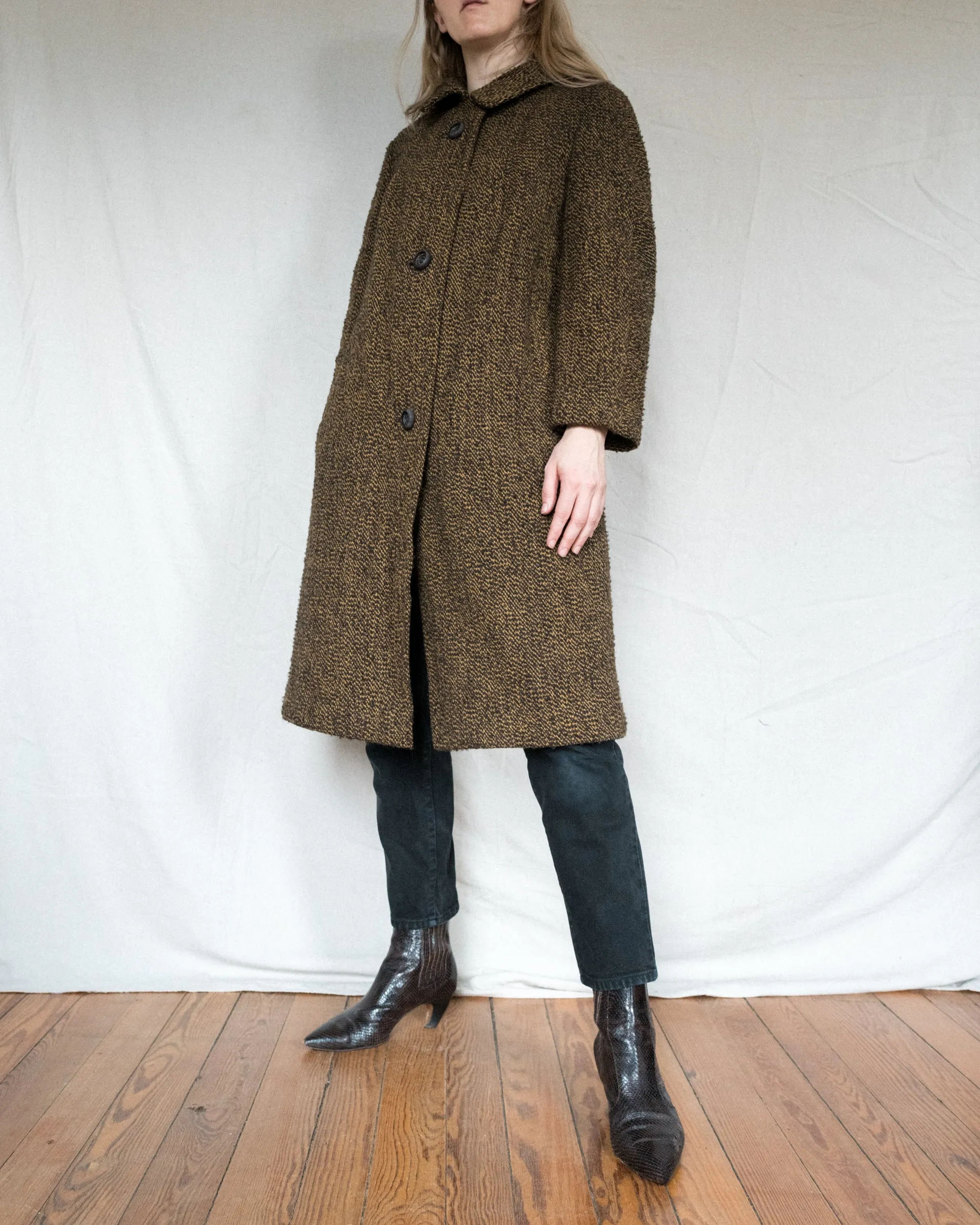 Vintage 60s Tweed Coat (S/M)