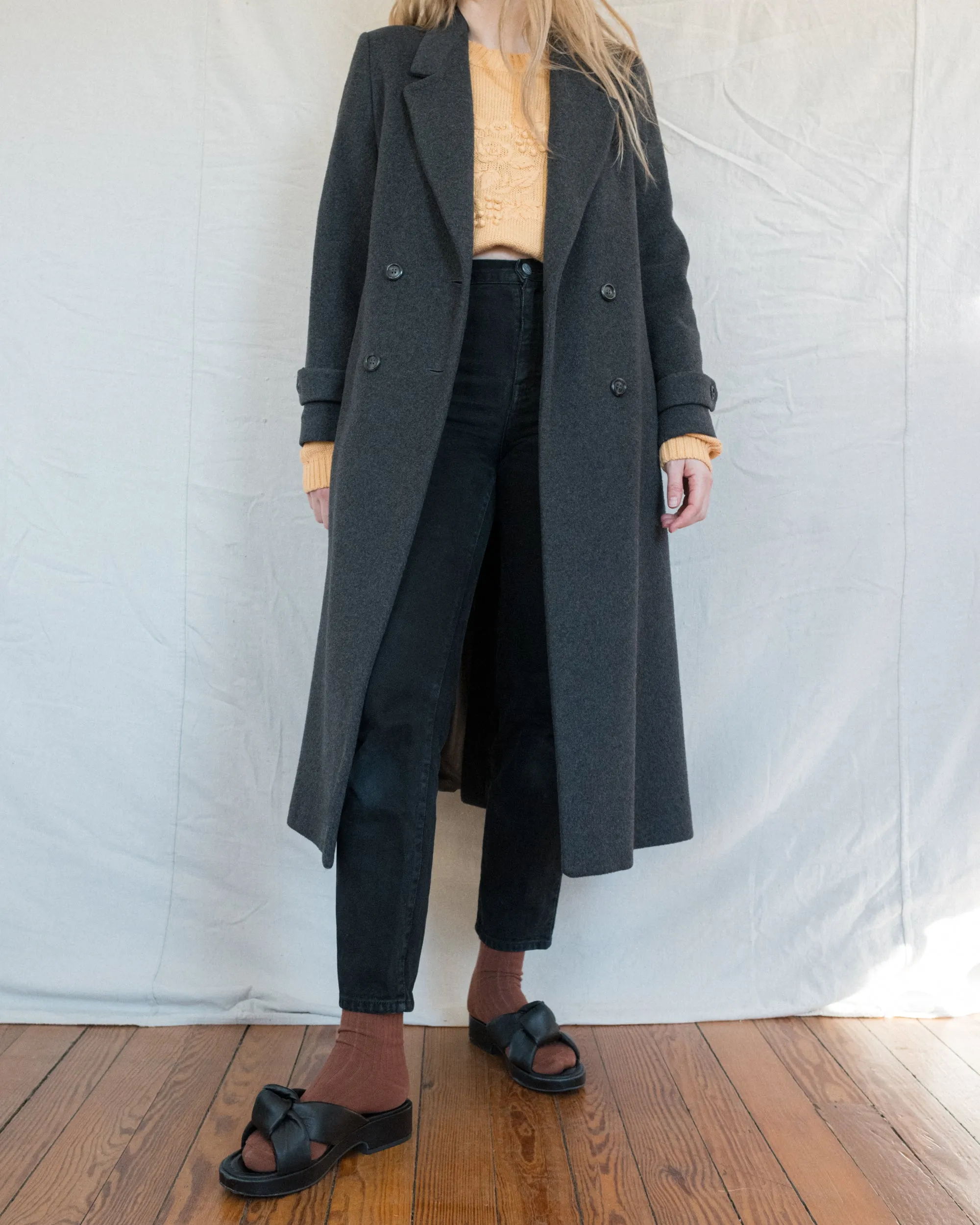 Vintage Wool + Cashmere Coat (S/M)