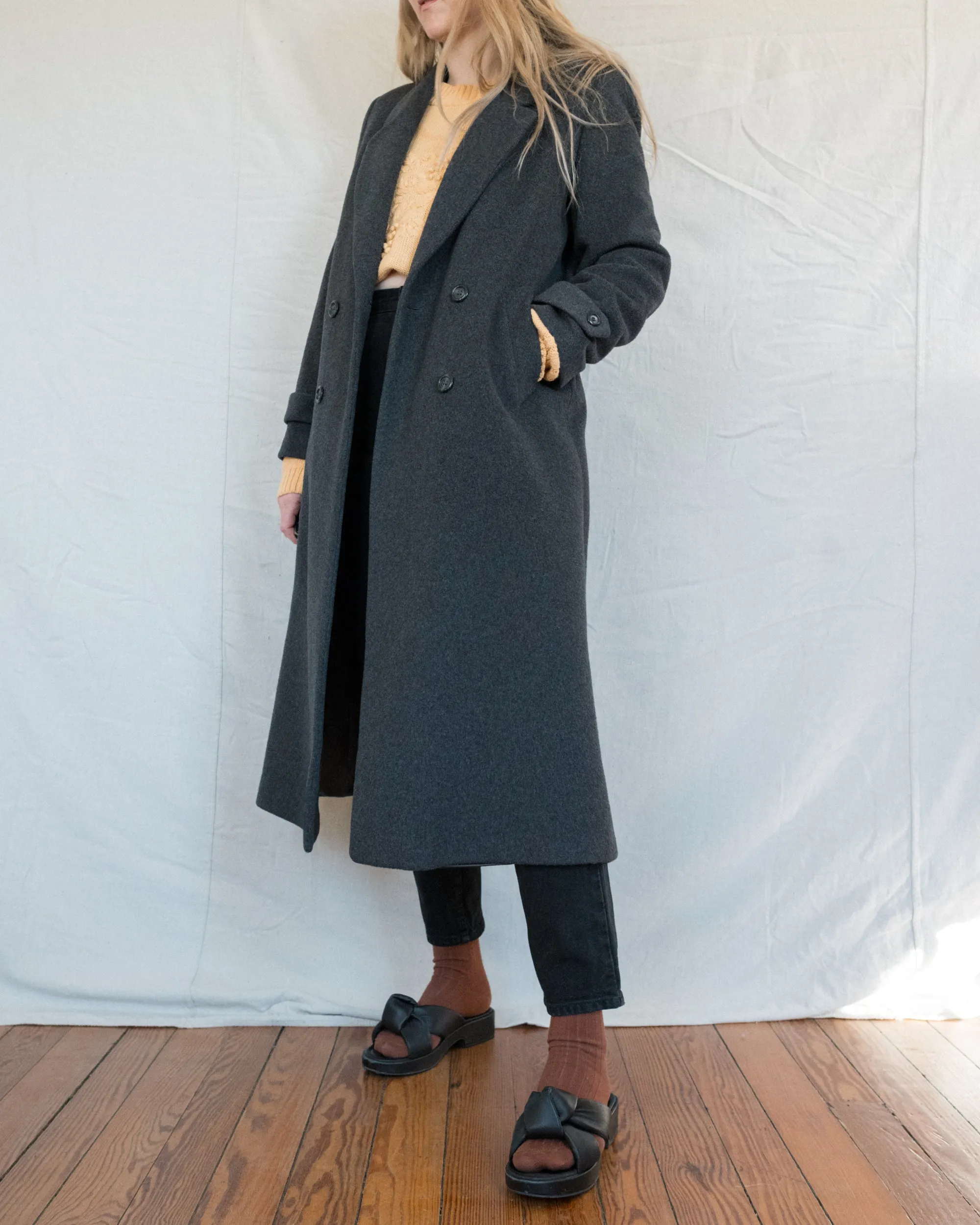 Vintage Wool + Cashmere Coat (S/M)