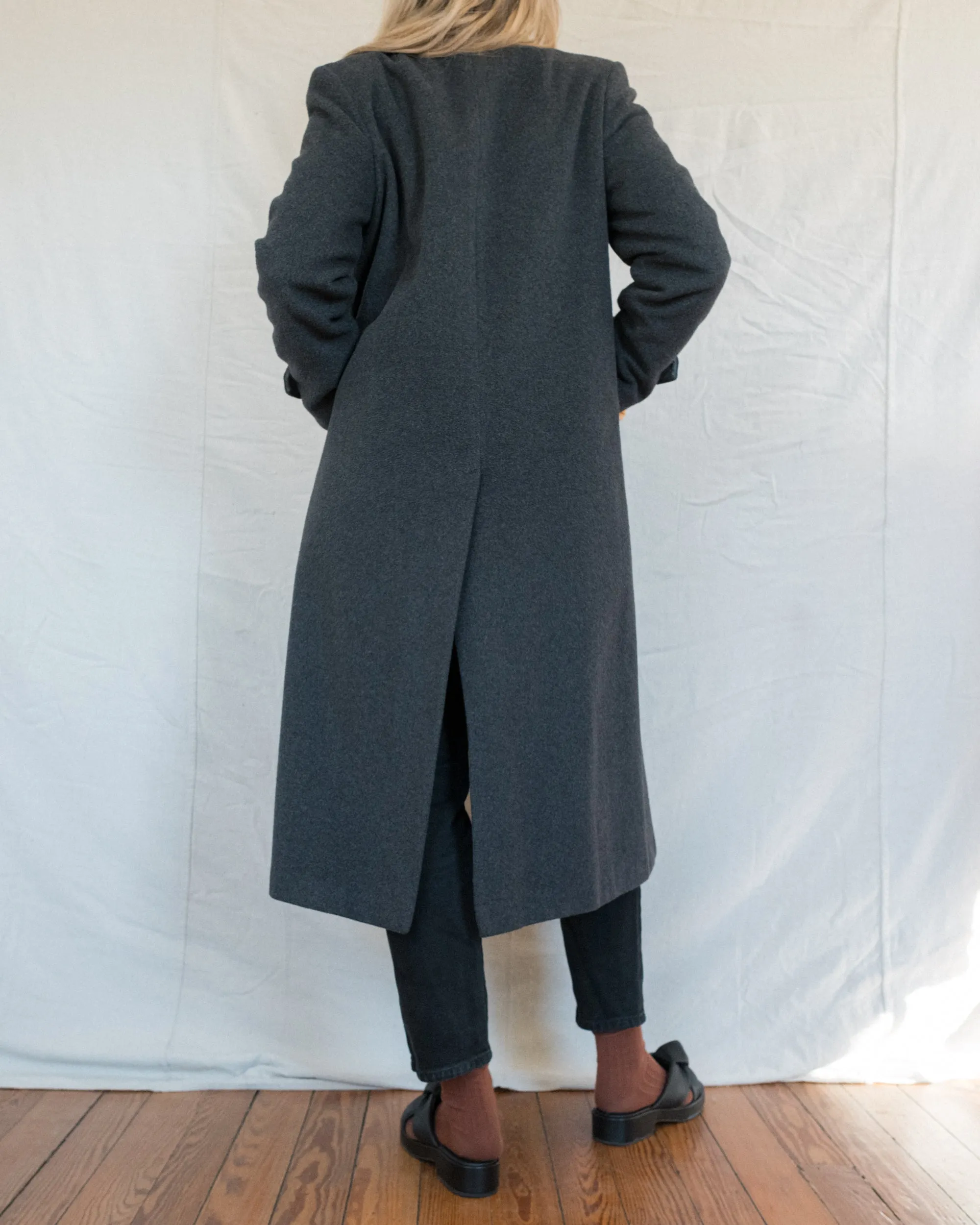 Vintage Wool + Cashmere Coat (S/M)