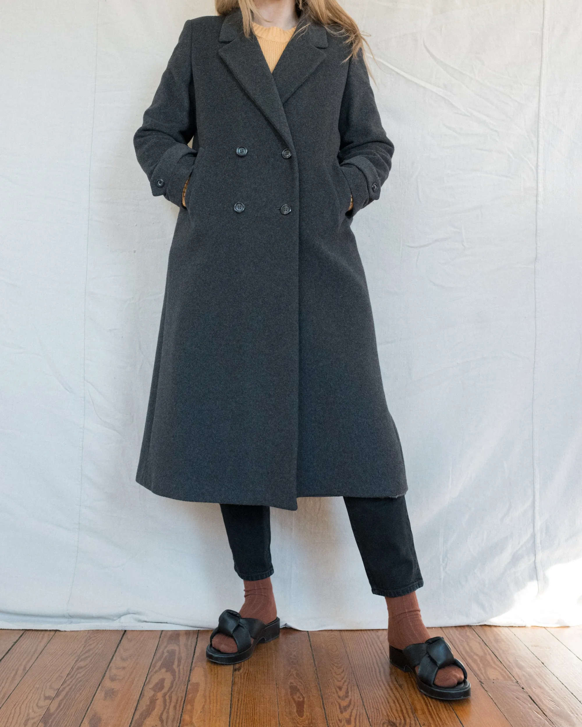 Vintage Wool + Cashmere Coat (S/M)