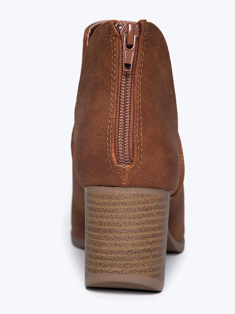 Western Low Ankle Bootie