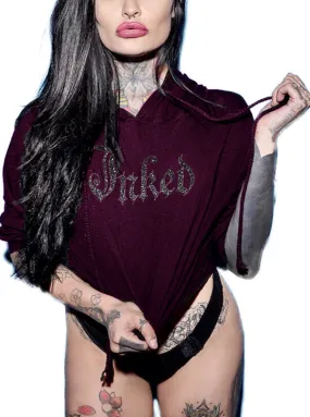 Women's Inked Glitter Logo Hoodie