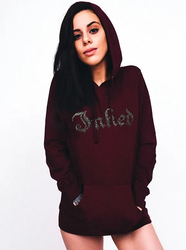 Women's Inked Glitter Logo Hoodie