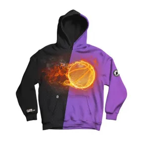 Youth Fire Ball Basketball Hoodie