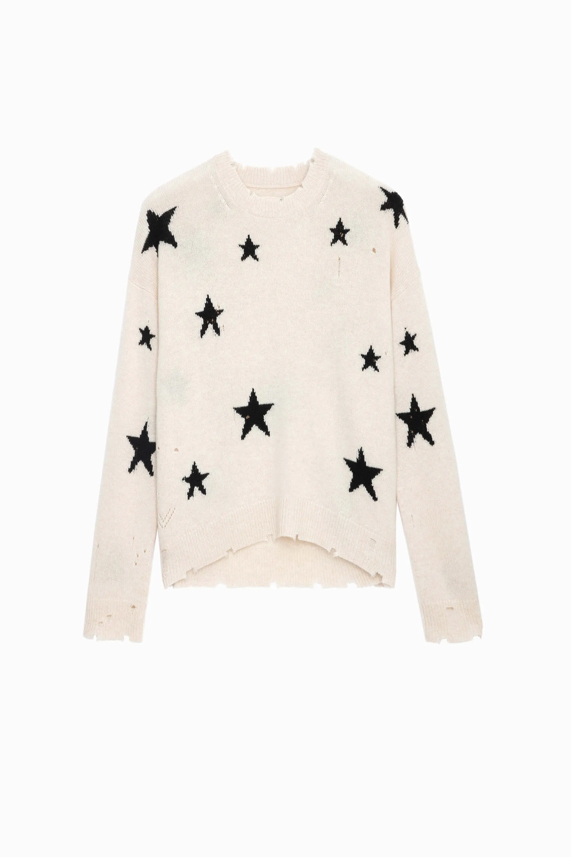 Zadig & Voltaire Markus Stars Destroy Cashmere Sweater